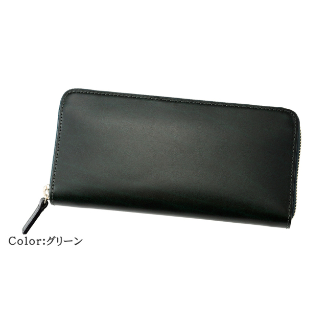 【キプリス】長財布(ラウンドファスナー束入)■ルーガショルダー＆アースレザー