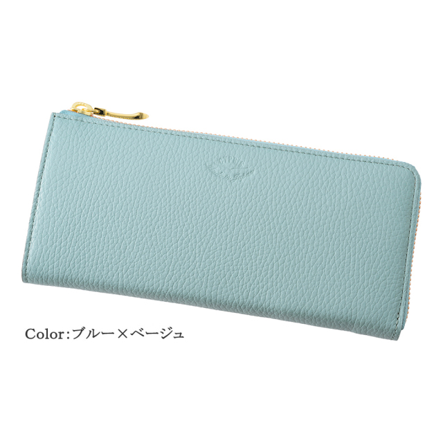 キプリス】ハニーセル長財布(L字ラウンドファスナー束入)□ルミナス