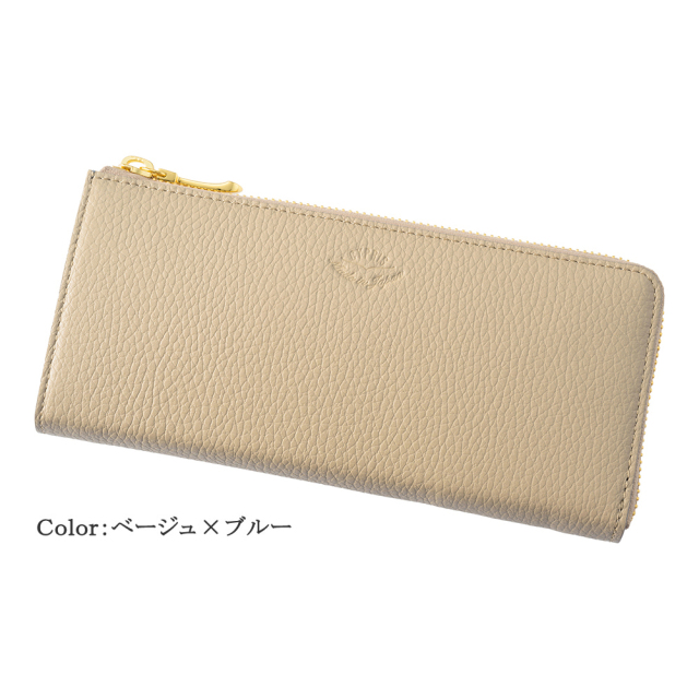 【キプリス】ハニーセル長財布(L字ラウンドファスナー束入)■ルミナス