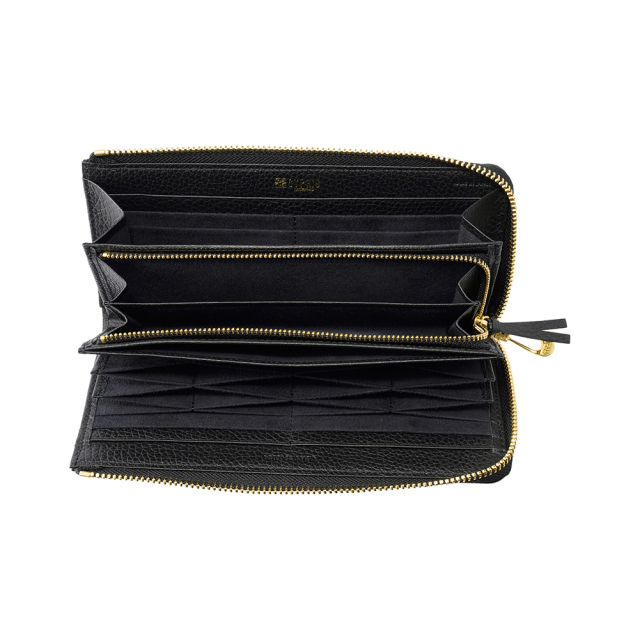 【キプリス】ハニーセル長財布(L字ラウンドファスナー束入)■ルミナス