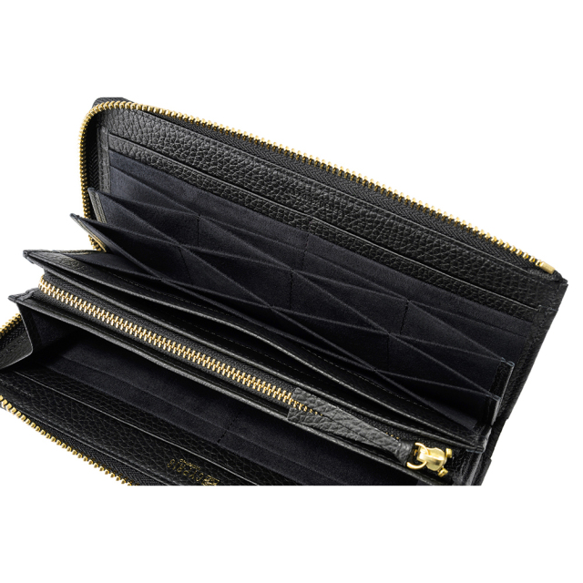 【キプリス】ハニーセル長財布(L字ラウンドファスナー束入)■ルミナス