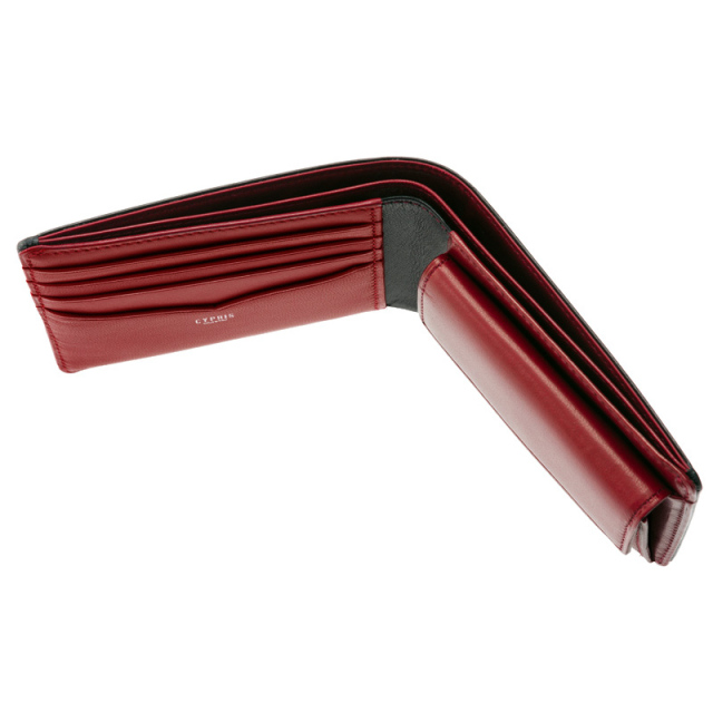 【キプリス】二つ折り財布(小銭入れ付き札入)■コルデーロ