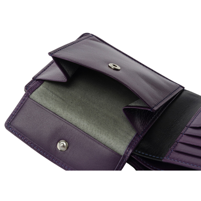 【キプリス】二つ折り財布(小銭入れ付き札入)■コルデーロ