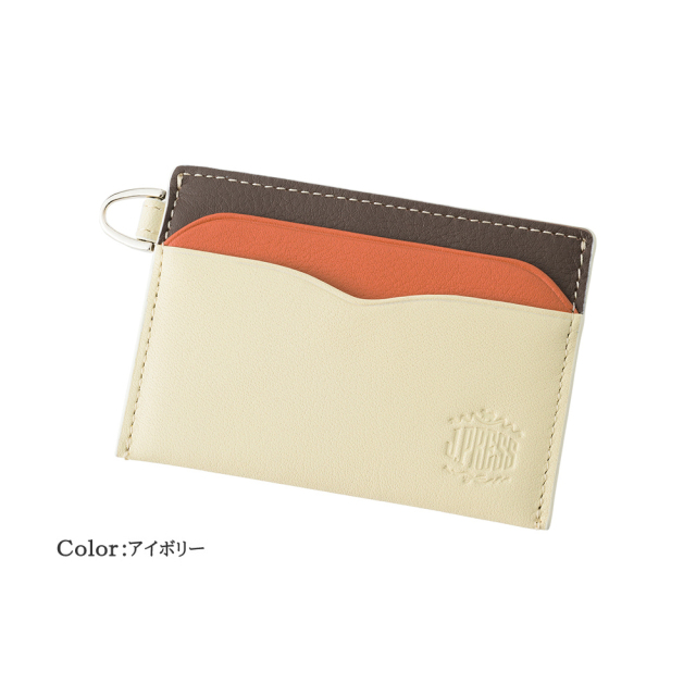 【J.PRESS】単カードケース■マルチカラー