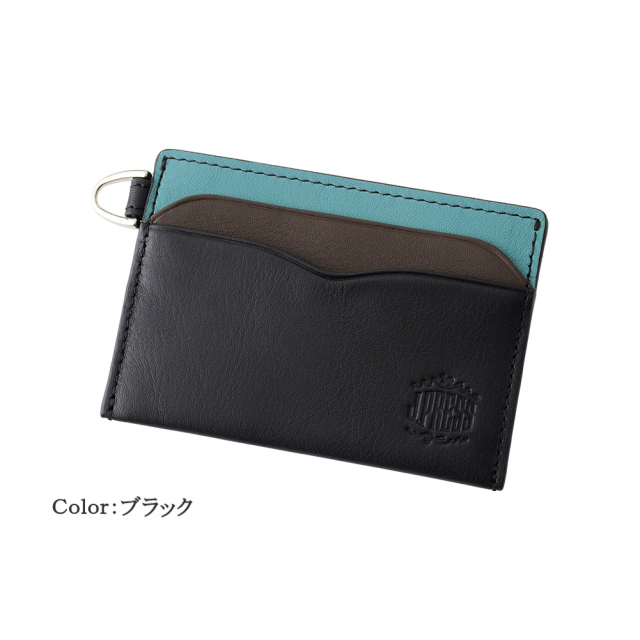 【J.PRESS】単カードケース■マルチカラー