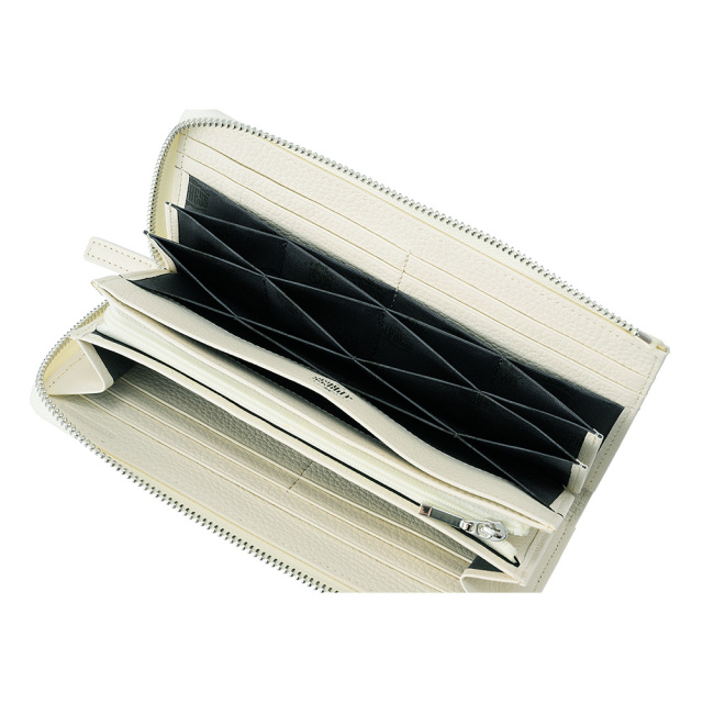 【J.PRESS】ハニーセル長財布(L字ラウンドファスナー)■バックブル