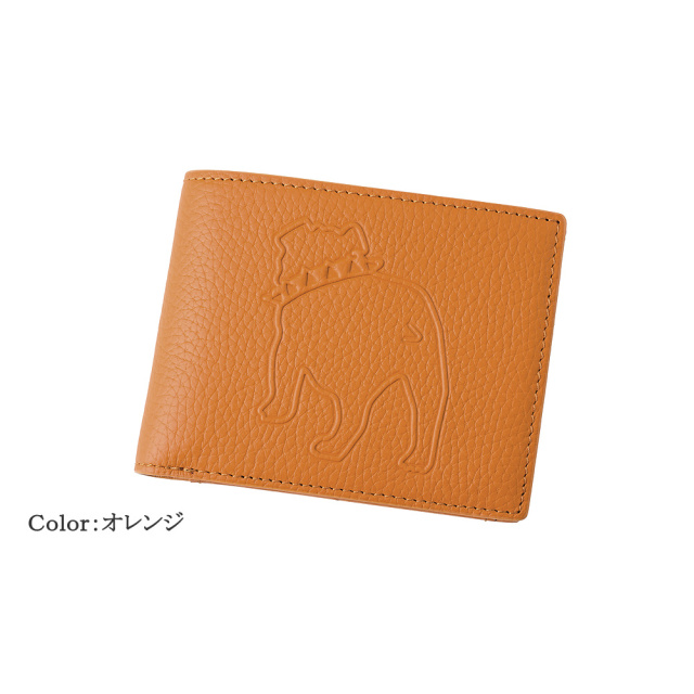 【J.PRESS】二つ折り財布(小銭入れ付き札入)■バックブル