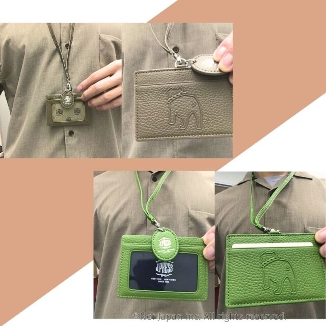 【J.PRESS】ＩＤカードケース■バックブル