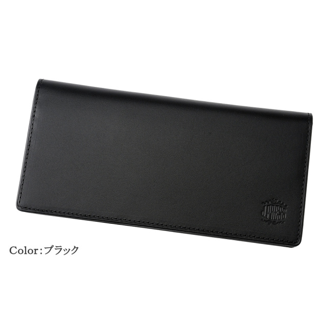 【J.PRESS】長財布(小銭入れ付き通しマチ束入)■スムース×ヌメ