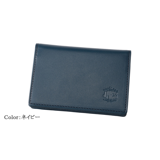 J.PRESS】名刺入れ(通しマチ)□スムース×ヌメ
