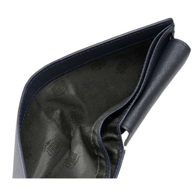 二つ折り財布(小銭入れ付き札入)■エンブレムボタン