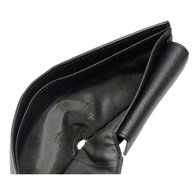 二つ折り財布(小銭入れ付き札入)■エンブレムボタン