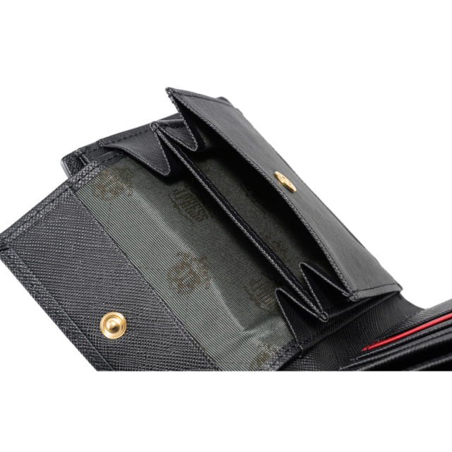 二つ折り財布(小銭入れ付き札入)■エンブレムボタン