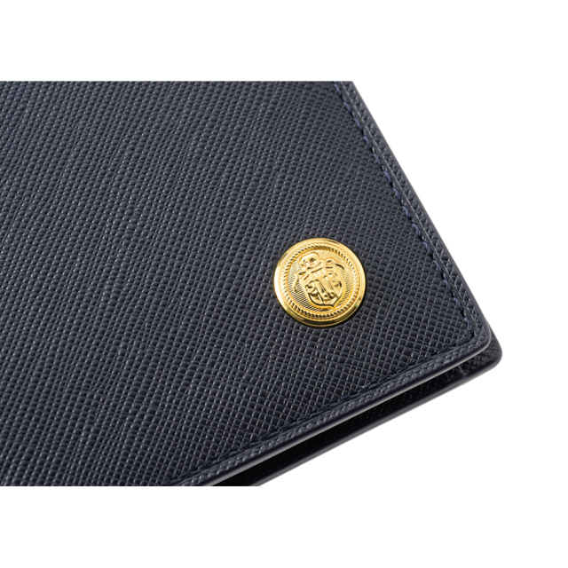 二つ折り財布(小銭入れ付き札入)■エンブレムボタン
