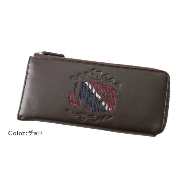 マルチ長財布(Ｌ字ラウンドファスナー)■オーセンティックレジメンタル