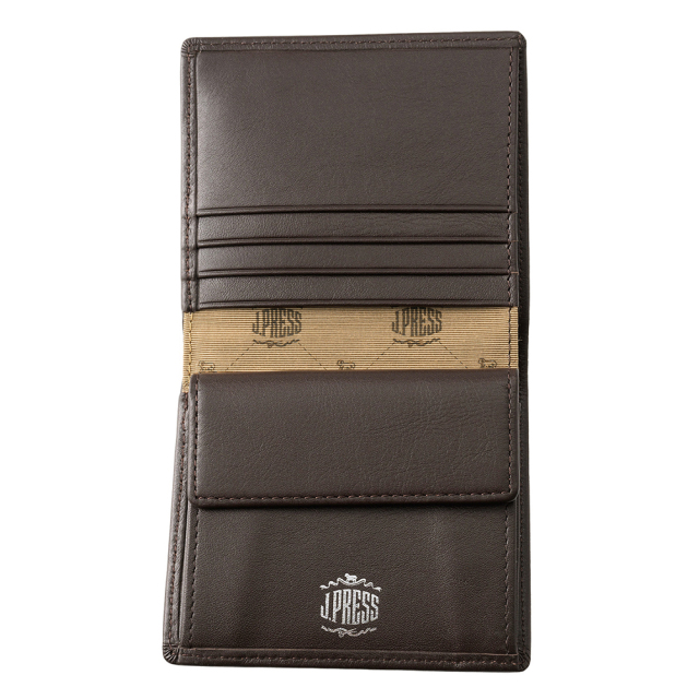 J.PRESS】コンパクト札入□オーセンティックレジメンタル