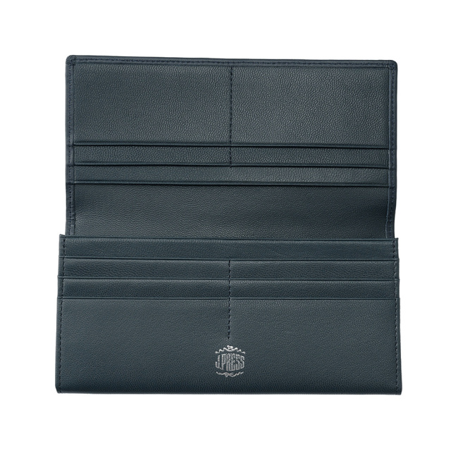 【J.PRESS】長財布(ササマチ束入・小銭入れなし)■シープ×ゴート