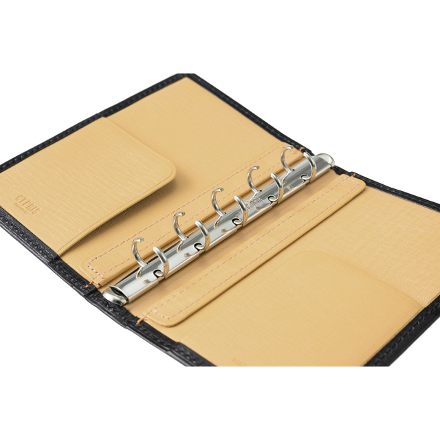 【キプリス】手帳 (ミニ5穴11mm)■シラサギレザー