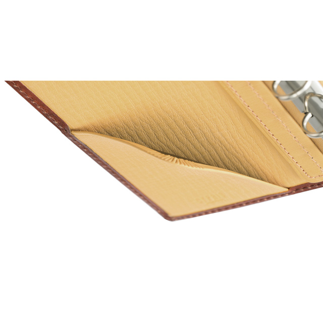 【キプリス】手帳 (ミニ5穴11mm)■シラサギレザー