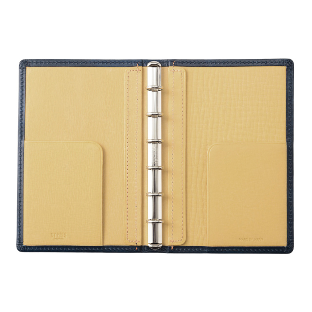 【キプリス】手帳 (ミニ6穴11mm)■シラサギレザー