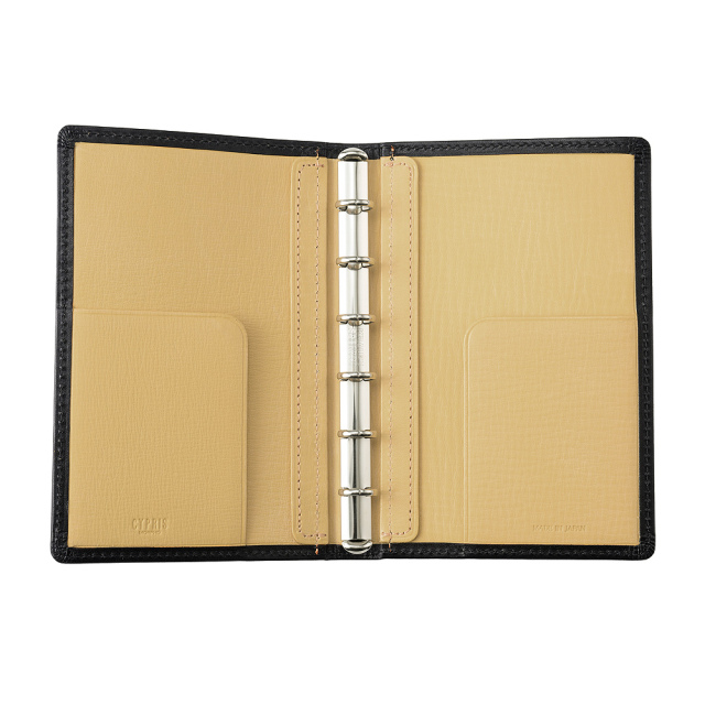 【キプリス】手帳 (ミニ6穴11mm)■シラサギレザー