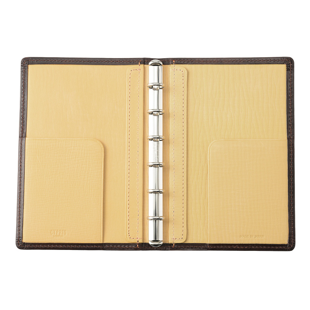 【キプリス】手帳 (ミニ6穴11mm)■シラサギレザー