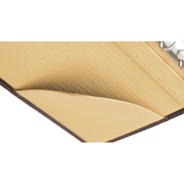 【キプリス】手帳 (ミニ6穴11mm)■シラサギレザー