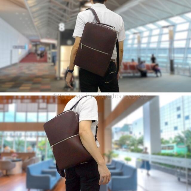 【キプリス】ビジネスバックパック■シラサギレザー