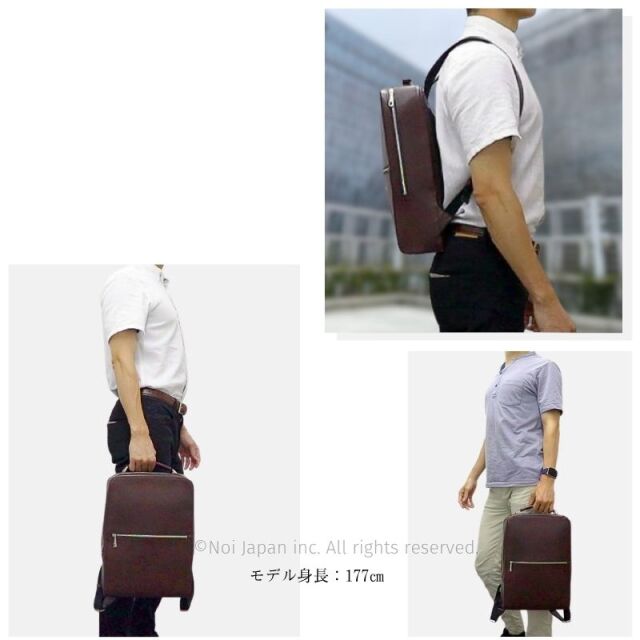 【キプリス】ビジネスバックパック■シラサギレザー