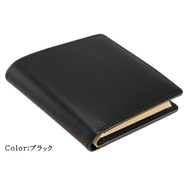 【キプリス】二つ折り財布(ＢＯＸ小銭入れ付き札入)■シラサギレザー