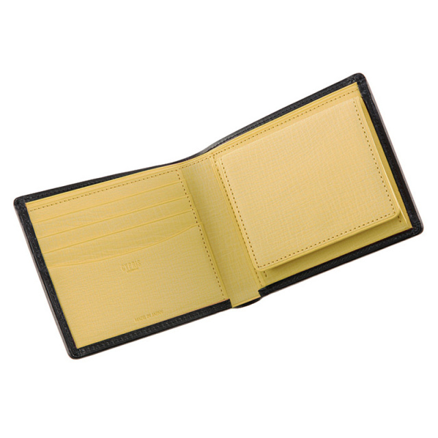 新品未使用　キプリス CYPRIS レザー 二つ折り財布 キプリス】二つ折り財布(BOX小銭入れ付き札入)□シラサギレザー