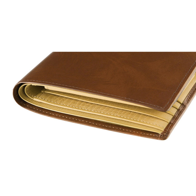 【キプリス】二つ折り財布(ＢＯＸ小銭入れ付き札入)■シラサギレザー