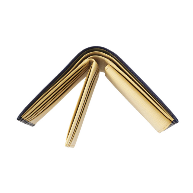 【キプリス】二つ折り財布(ベロ・小銭入れ付き札入)■シラサギレザー