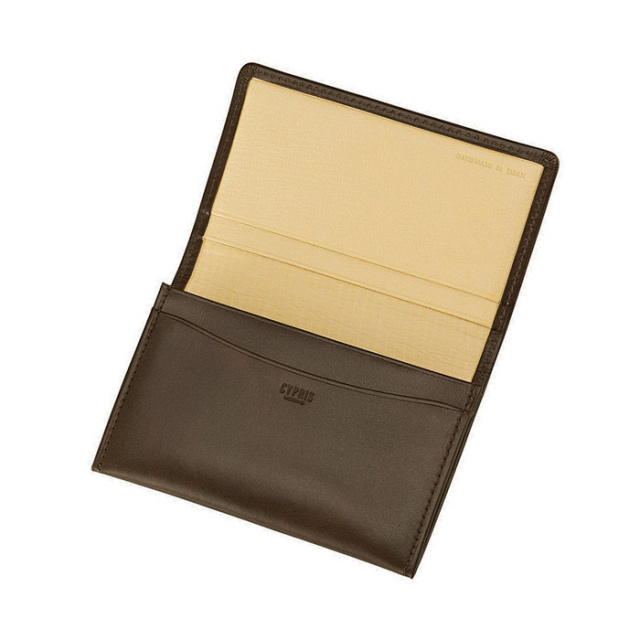 【キプリス】名刺入れ(ササマチ)■シラサギレザー