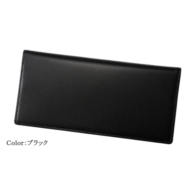 【キプリス】長財布(マチなし束入・小銭入れなし)■シラサギレザー