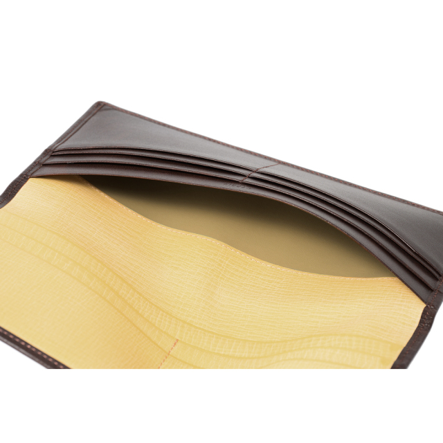 【キプリス】長財布(マチなし束入・小銭入れなし)■シラサギレザー