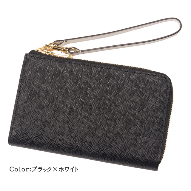キプリス】スマートフォン対応ミドル財布・ウォレッチ(L字ラウンド