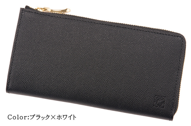 キプリス】コンパクト長財布(L字ラウンドファスナー束入)□グラーノ