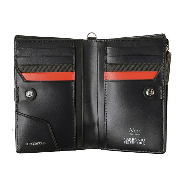 【ノイインテレッセ×HRC】二つ折り財布(ミドルウォレット)■トリコロール