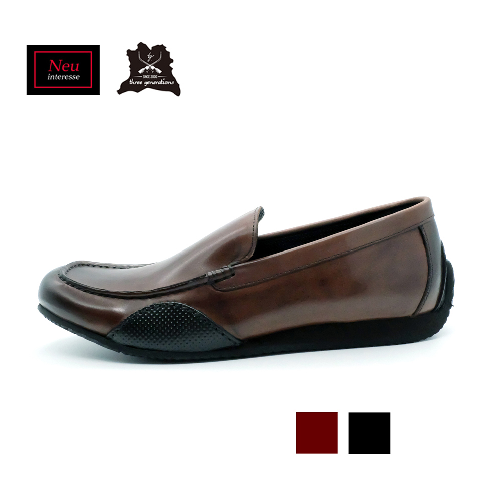 【ノイインテレッセ×three generations】ドライビングモカシン