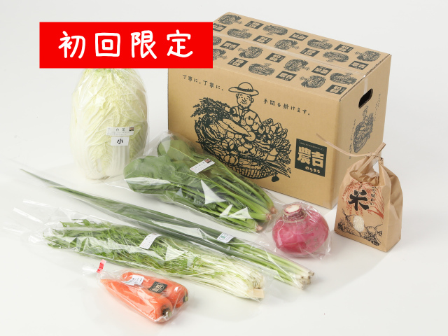 初回限定！農吉のお試し野菜セット＋玄米1kg