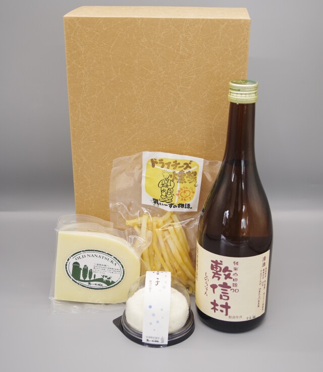 【ギフト】日本酒とお酒に合うチーズ3種セット