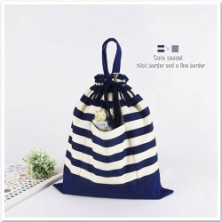 ポケット付き巾着袋