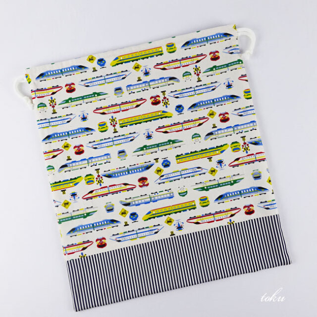 特大サイズのお着替え袋ハンドメイド f44e2c77a29daaefcb0b14558c6307