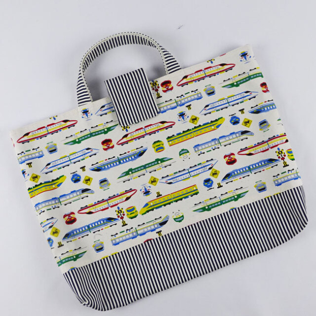 入園入学セット レッスンバッグ 上靴袋 体育着袋 ハンドメイド 電車 新幹線