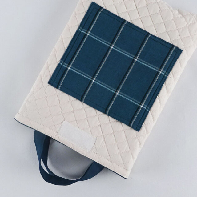 入園入学グッズ タブレットバッグ ｜ポケット付き キルティング 男の子