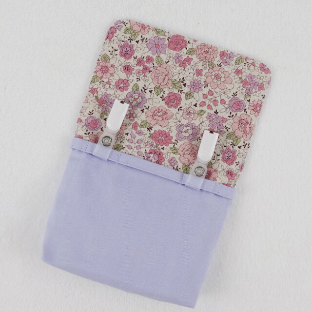 ハンドメイド オーダー 上履き入れ ランチョンマット 移動ポケット 花柄