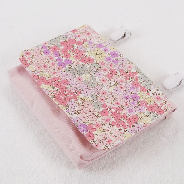 入園入学グッズ 移動ポケット ( 小花柄 パステル ピンク) 女の子用