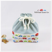 入園入学グッズ 保育園 幼稚園 【 お弁当袋 巾着袋 】男の子用 くるま・働く車