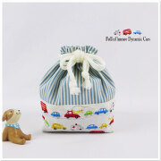 入園入学グッズ 幼稚園 保育園  【 コップ袋 巾着袋 】男の子用 くるま・働く車